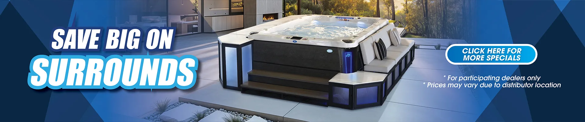 Calspas hot tub being used in a family setting - Bedford