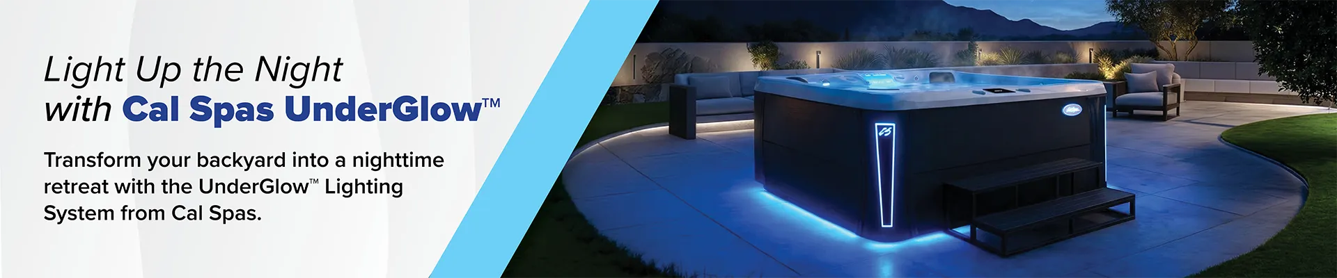 Calspas hot tub being used in a family setting - Bedford